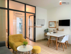 CHO THUÊ CĂN HỘ DỊCH VỤ 1PN ĐƯỜNG HOÀNG SA, QUẬN 1 | BAN CÔNG
