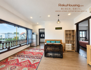 2-BEDROOM APARTMENT NEAR GATEWAY THAO DIEN FOR RENT | WITH BALCONY